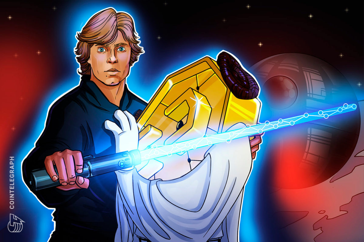 CoinTelegraph Crypto Light saber